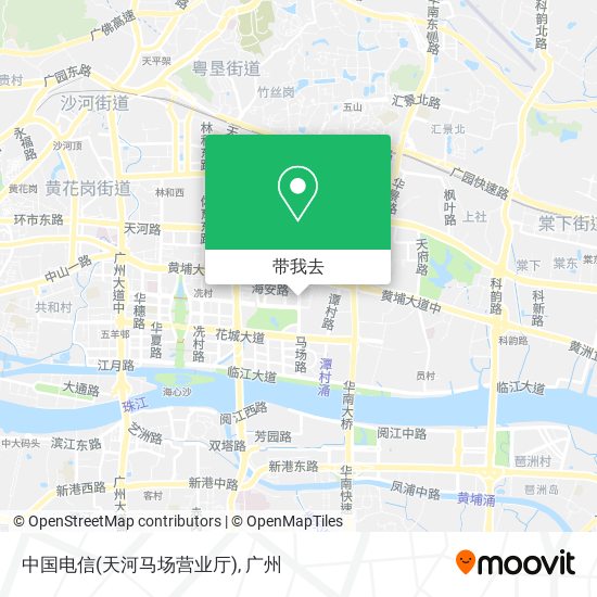中国电信(天河马场营业厅)地图