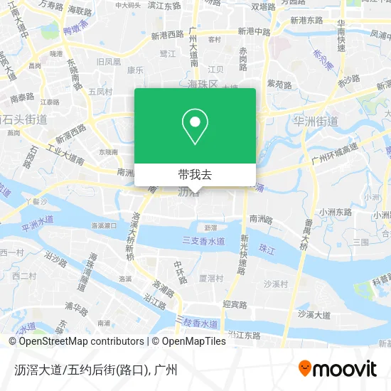 沥滘大道/五约后街(路口)地图