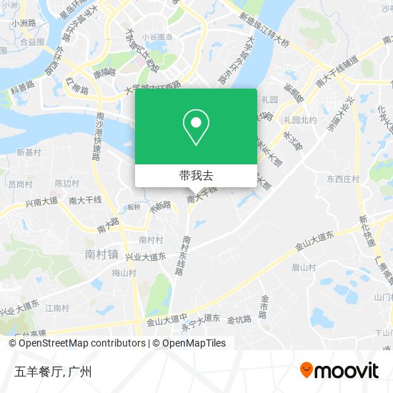 五羊餐厅地图