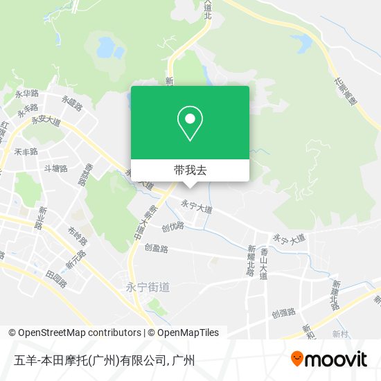 五羊-本田摩托(广州)有限公司地图
