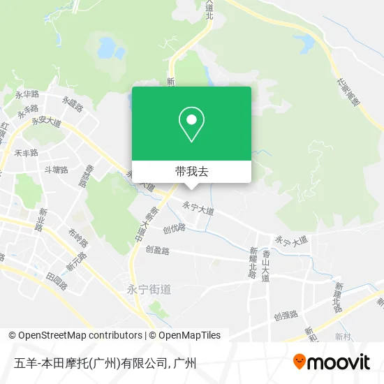 五羊-本田摩托(广州)有限公司地图