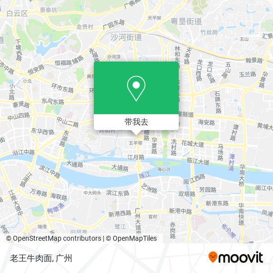 老王牛肉面地图