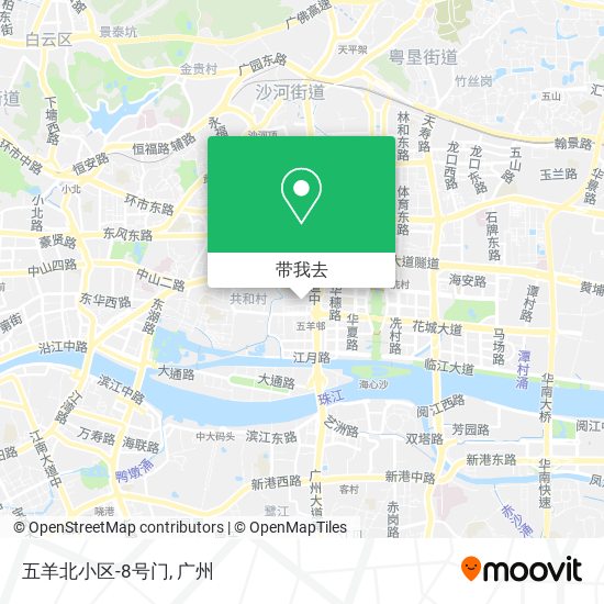 五羊北小区-8号门地图