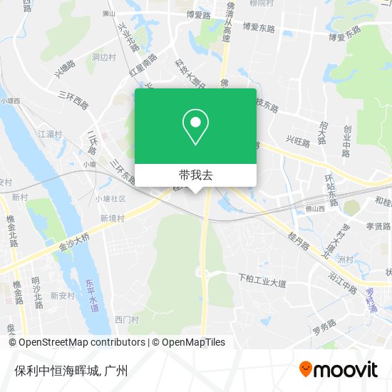 保利中恒海晖城地图