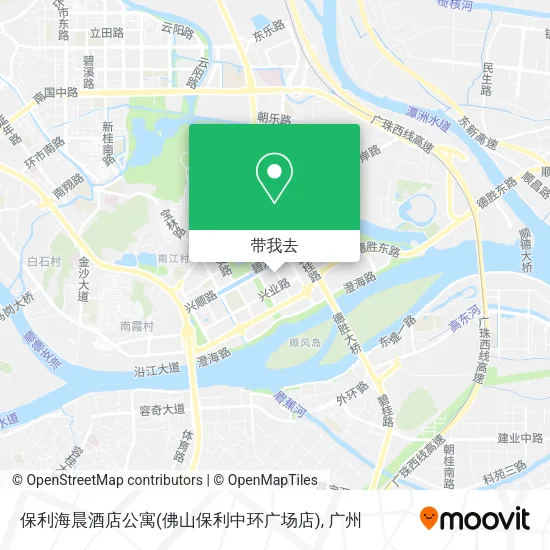保利海晨酒店公寓(佛山保利中环广场店)地图