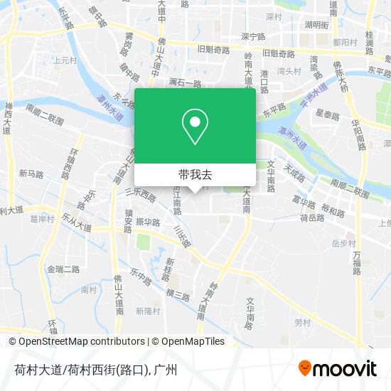 荷村大道/荷村西街(路口)地图
