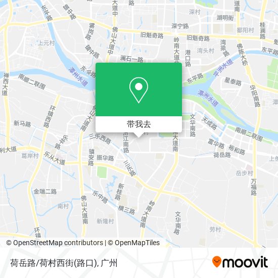 荷岳路/荷村西街(路口)地图