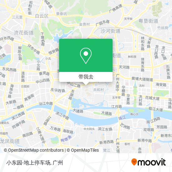 小东园-地上停车场地图