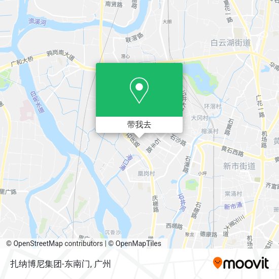 扎纳博尼集团-东南门地图