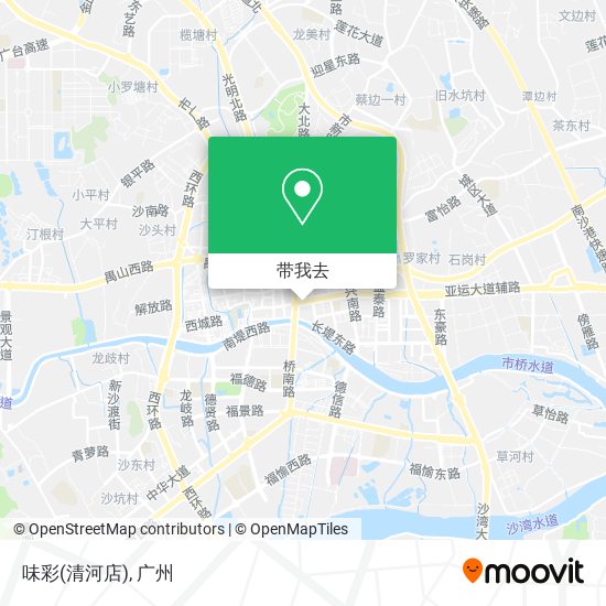 味彩(清河店)地图