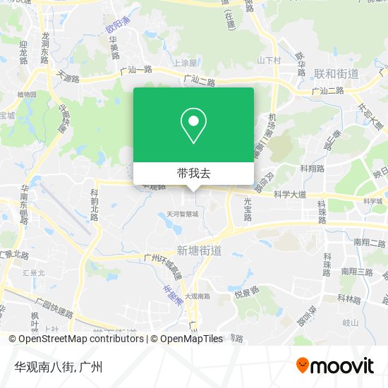 华观南八街地图