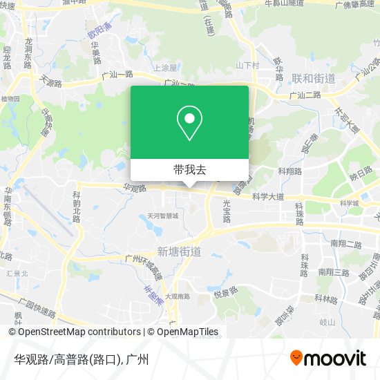 华观路/高普路(路口)地图