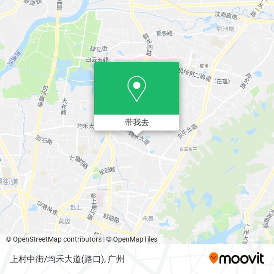 上村中街/均禾大道(路口)地图