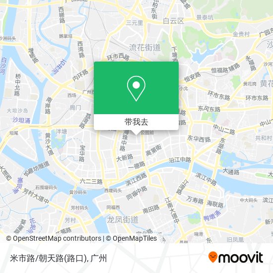 米市路/朝天路(路口)地图