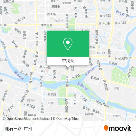 澜石三路地图