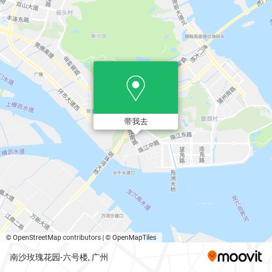 南沙玫瑰花园-六号楼地图
