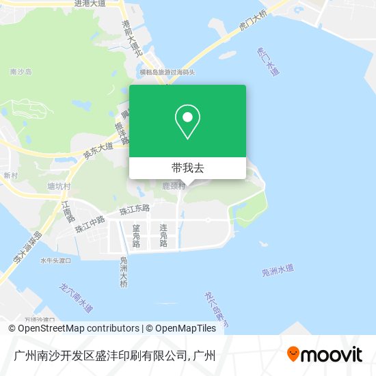 广州南沙开发区盛沣印刷有限公司地图