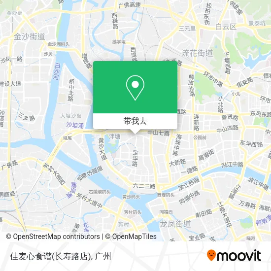 佳麦心食谱(长寿路店)地图