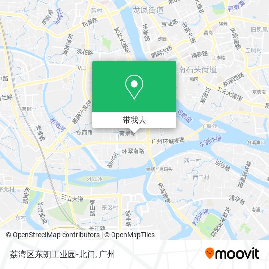 荔湾区东朗工业园-北门地图