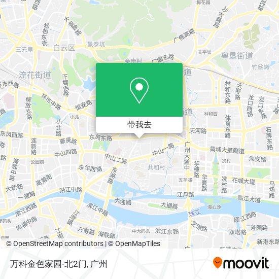 万科金色家园-北2门地图