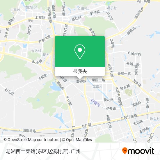 老湘西土菜馆(东区赵溪村店)地图