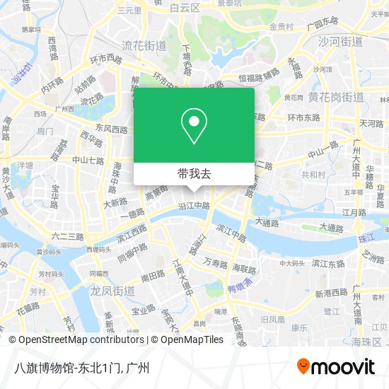 八旗博物馆-东北1门地图