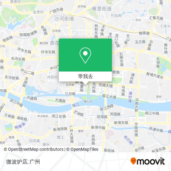 微波炉店地图