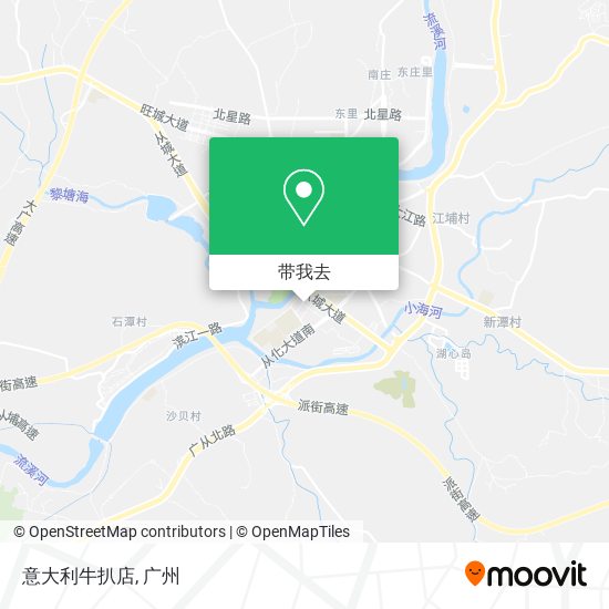 意大利牛扒店地图