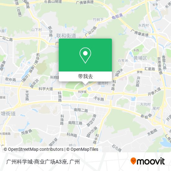 广州科学城-商业广场A3座地图