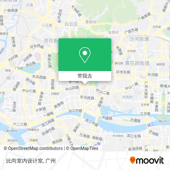 比尚室内设计室地图