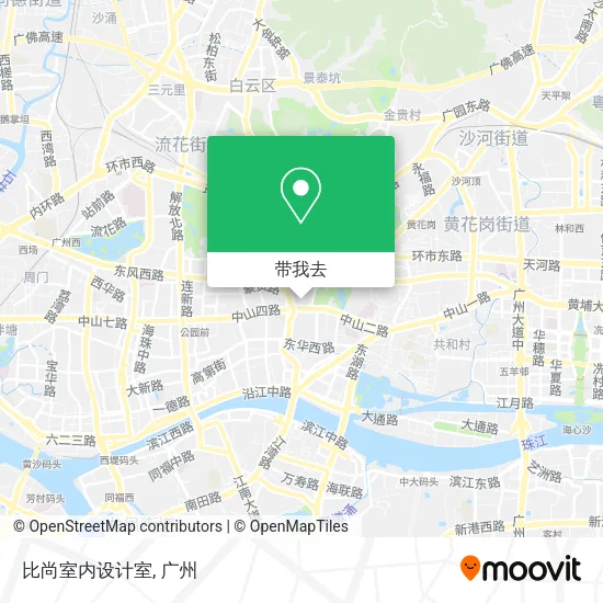比尚室内设计室地图