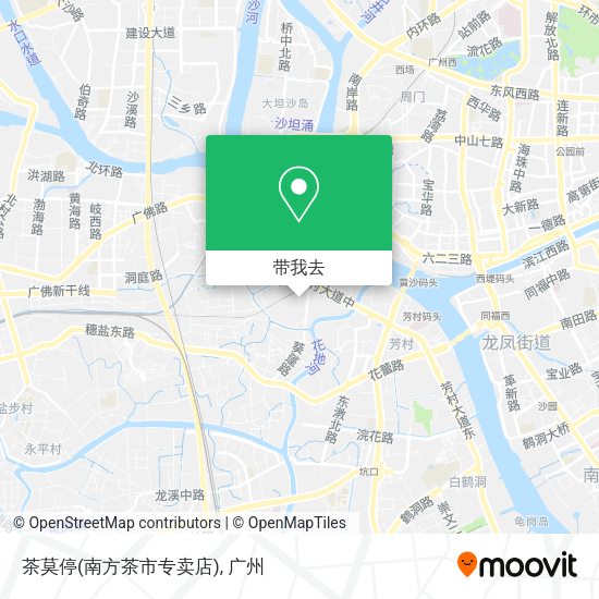茶莫停(南方茶市专卖店)地图