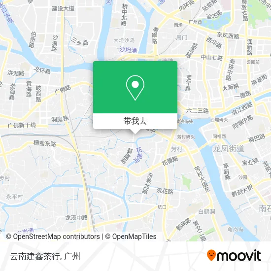 云南建鑫茶行地图