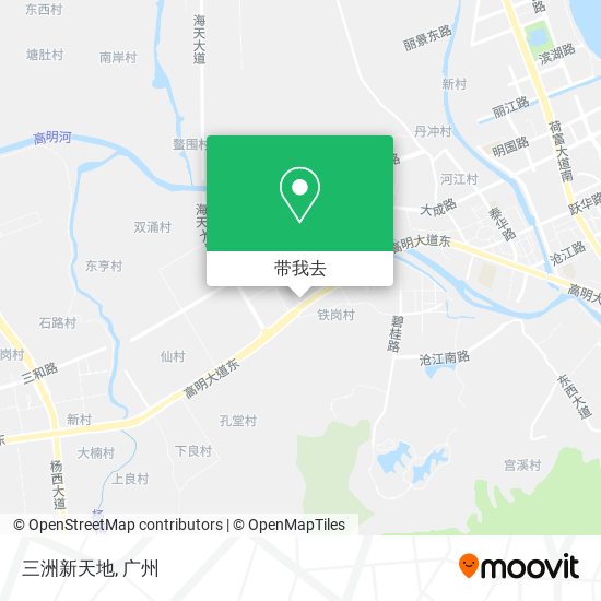 三洲新天地地图