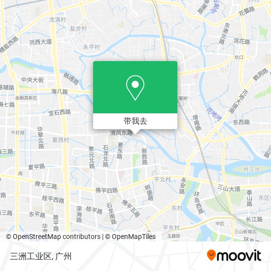 三洲工业区地图