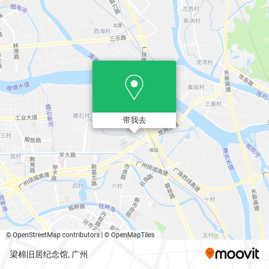 梁棉旧居纪念馆地图