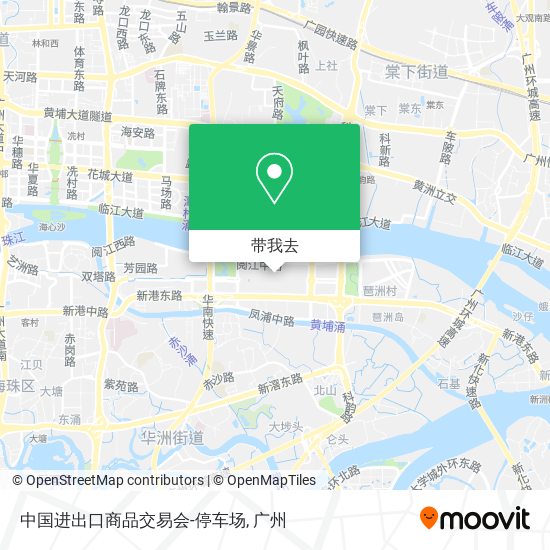 中国进出口商品交易会-停车场地图