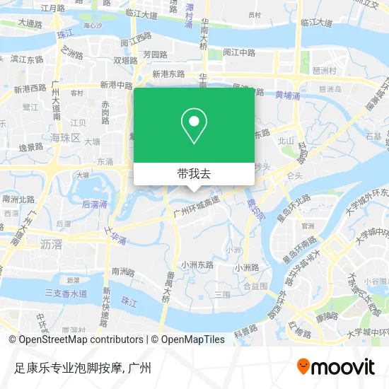 足康乐专业泡脚按摩地图
