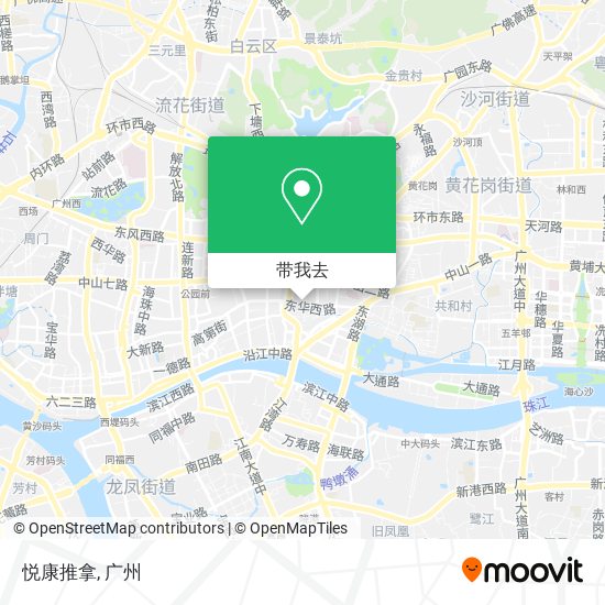 悦康推拿地图