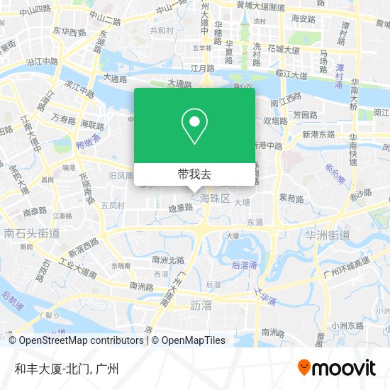 和丰大厦-北门地图