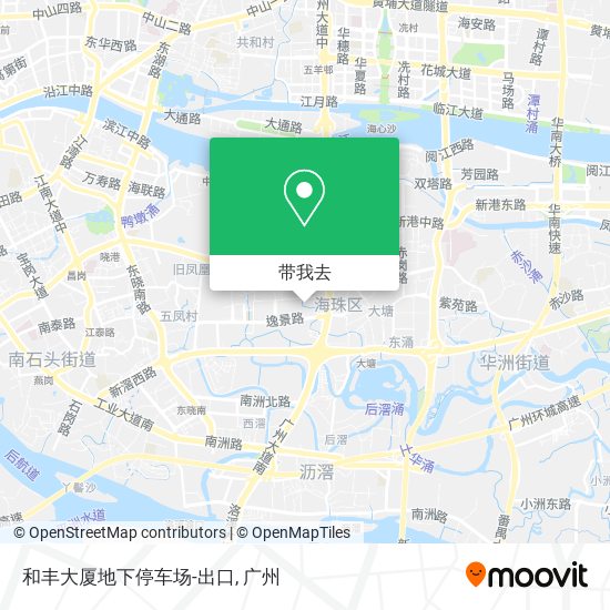和丰大厦地下停车场-出口地图
