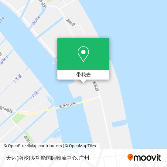 天运(南沙)多功能国际物流中心地图