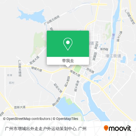 广州市增城出外走走户外运动策划中心地图