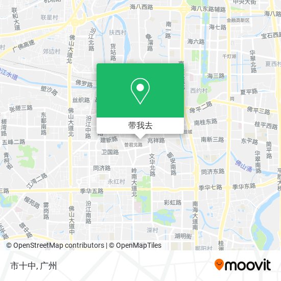 市十中地图