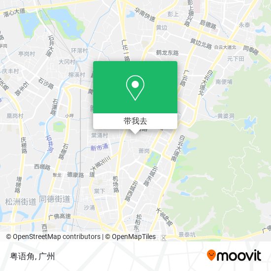 粤语角地图