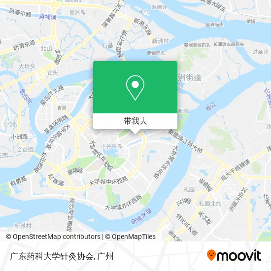 广东药科大学针灸协会地图