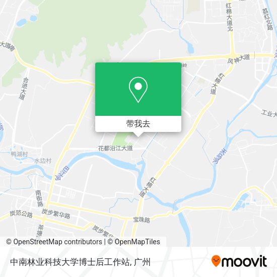 中南林业科技大学博士后工作站地图