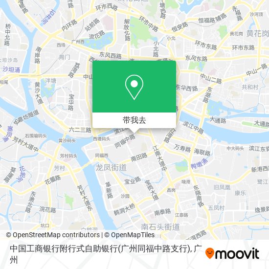 中国工商银行附行式自助银行(广州同福中路支行)地图