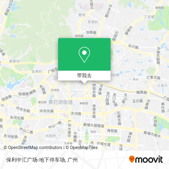 保利中汇广场-地下停车场地图