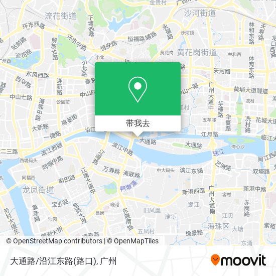 大通路/沿江东路(路口)地图